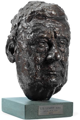 Sam Tonkiss : Portrait Head of L.S. Lowry