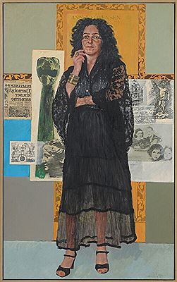 Niels Winkel : Portrait of art historian Ann Lumbye Sørensen