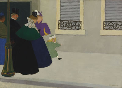 Felix Edouard Vallotton : En promenade