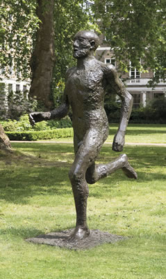 Elisabeth (Dame Elisabeth) Frink : Running Man (Front Runner)