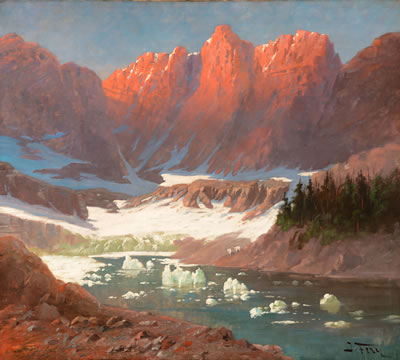 John Fery : 'Iceberg Lake, Glacier Park'