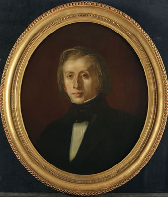 Antar Teofil Kwiatkowski : Portrait de Frédéric Chopin (1810-1849)