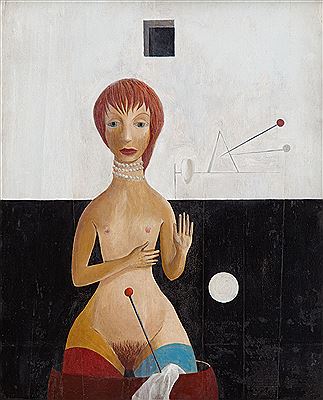 Kazimierz Mikulski : Girl with a pin