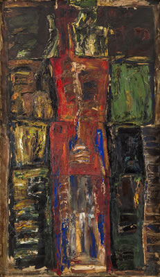 Zbigniew Tymoszewski : 'Red figure”, 1963