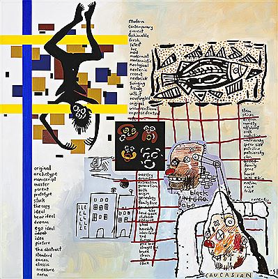 Gordon Bennett : NOTES TO BASQUIAT: MODERNITY, 1999