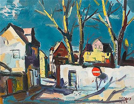 Karl Ortelt : Sonne in enger Gasse