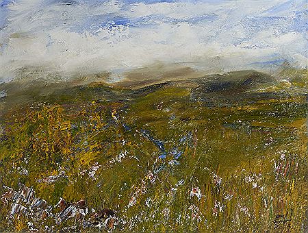 Geraldine Hone : WEST WICKLOW LANDSCAPE - SOURCE OF THE RIVER LIFFEY