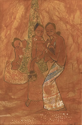 Thean Song Tan : Mother And Child, 1971