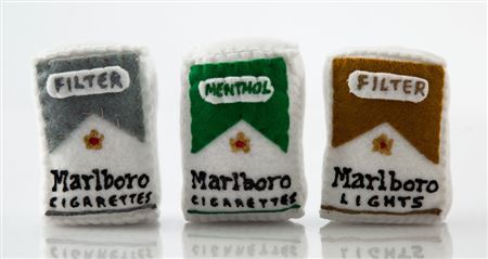 Lucy Sparrow : Marlboro (three works)