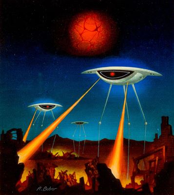 Richard Bober : The War of the Worlds paperback cover, 1972