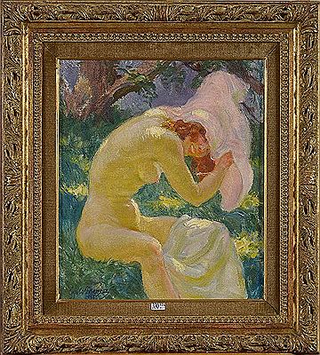 Gyula Meresz : La baigneuse