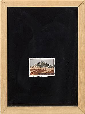 Will Turner : Als Japanese 10-Yen stamp with Fujiyama view designed landscape collage.