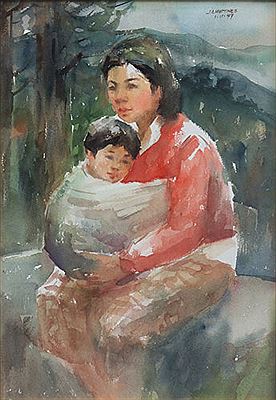 Jun A Martinez : Mother and Child