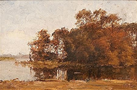 Dirk Gerard Ezerman : River Scene