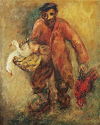 Issachar Ber Ryback : Chicken seller