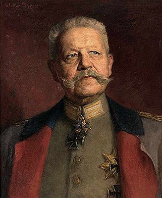 Walter Petersen : Portrait of Paul von Hindenburg