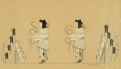 Julian Martinez : Two Snake Dancers