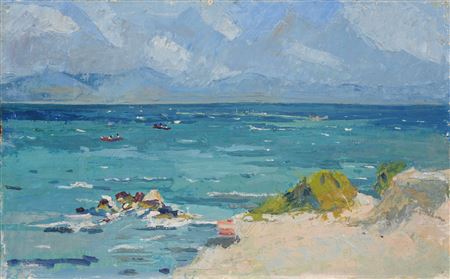 Hildegard Stilijanov-Kretzschmar : Am Meer in Nessebar