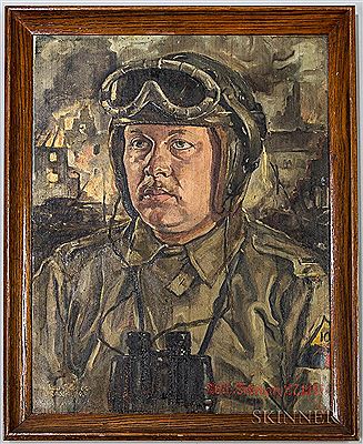 Theo Bleser : Tank Officer Portrait