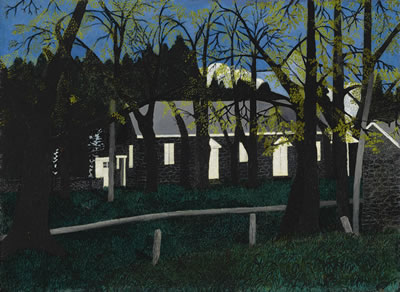 Horace Pippin : BIRMINGHAM MEETING HOUSE IN SPRING