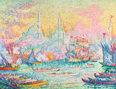 Paul Victor Jules Signac : LA CORNE D'OR (CONSTANTINOPLE)