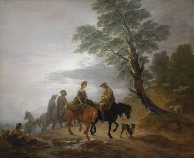 Thomas Gainsborough : GOING TO MARKET, EARLY MORNING