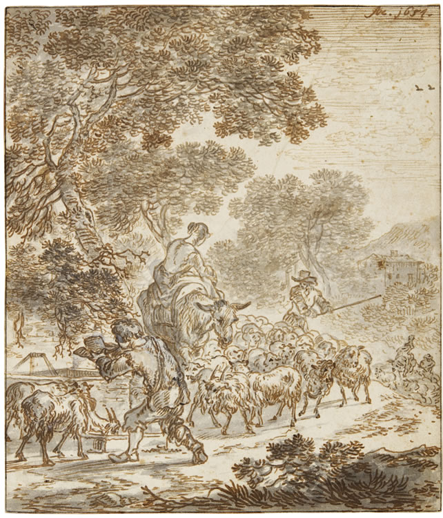 Adriaen Van Der Cabel : From Auction Records