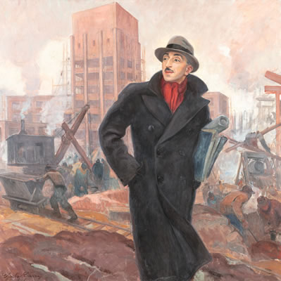 Charley Garry : PORTRAIT OF ARCHITECT LÉON JOSEPH MADELINE (1891-1977)