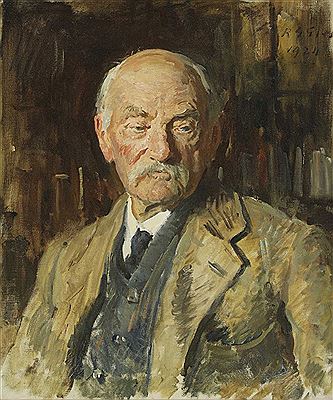 Reginald Grenville Eves : PORTRAIT OF THOMAS HARDY, BUST LENGTH