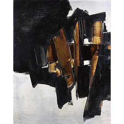 Pierre Soulages : PAINT 200 X 162 CM, March 14, 1960