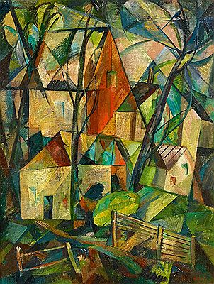 Agnes Weinrich : Cubism Landscape (Provincetown)