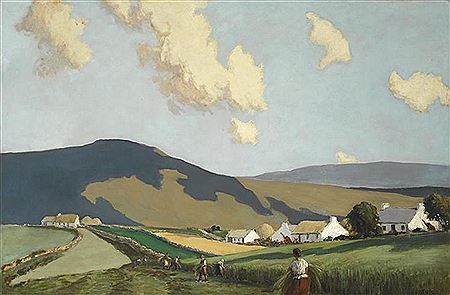 James Humbert Craig : FLAX GROWING, NORTHERN IRELAND, 1927