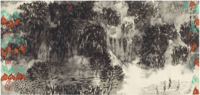 Hejun Zhuo : WATERFALL IN THE MIST