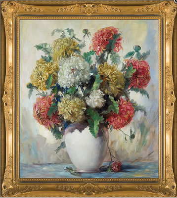 Helmuth Andreas Volkwein : AUTUMN CHRYSANTHEMUMS