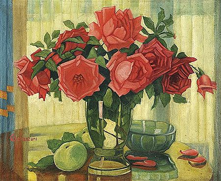 Cornelio Geranzani : Rose rosse