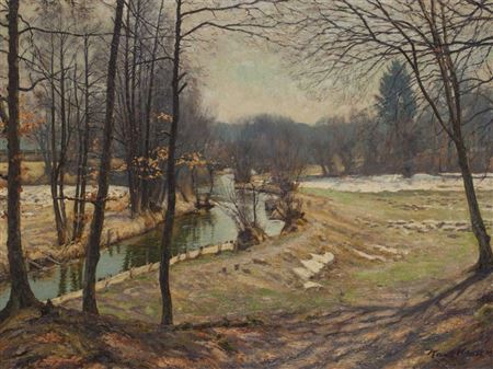 Hans Klatt : 'Early Spring at the Würm'