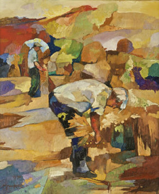 Maurice Henderson Fry : Harvesting, Beare Island