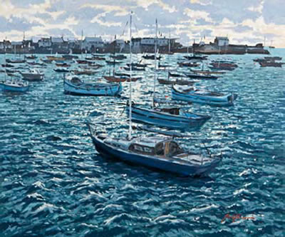 John Kirwan : Boats at harbour