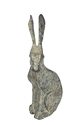 Krystina Pomeroy : Seated Hare, Speckled Grey