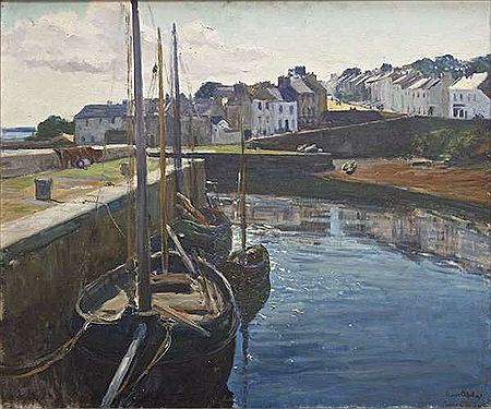 Power O'Malley : Quay at Roundstone Harbour