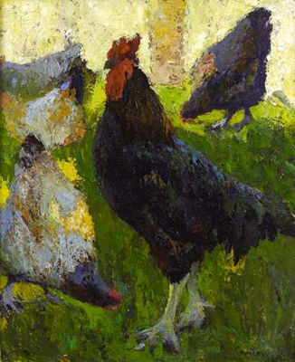 Marcel Couchaux : COQ ET POULES