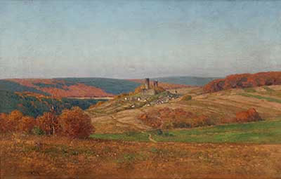 Nelson Kinsley : Herbstlicher Taunus mit Blick auf Oberreifenberg