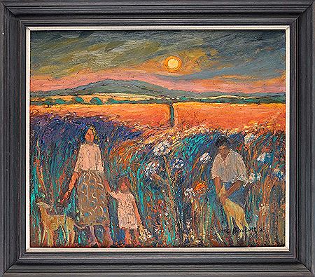 June Bennett : FAMILY IN A CORNFIELD