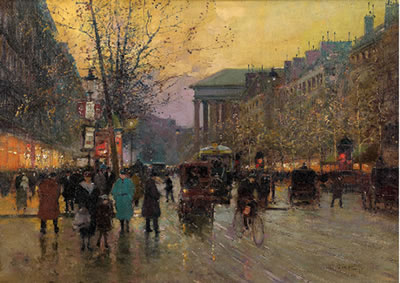 Edouard Leon Cortes : Les Grands Boulevards