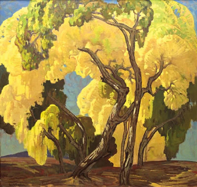 Carl Redin : Trees in Autumn