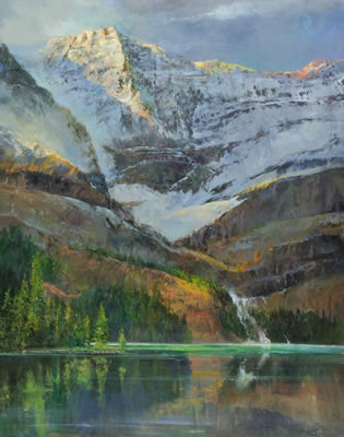 Gil Dellinger : Lake O'Hara; Where Sargent Painted