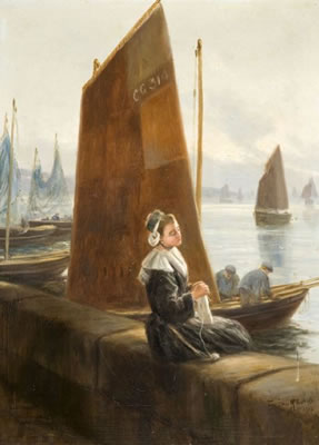 Emile Gauffriaud : La femme du pêcheur