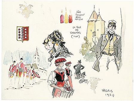 Hugo Pratt : CORTO MALTESE  ' …ET IN HELVETIA CORTO '