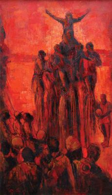 Kolade Oshinowo : STILT DANCERS