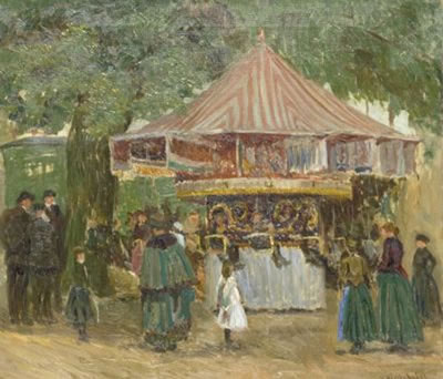 Otto Westphal : Thuringian village fair